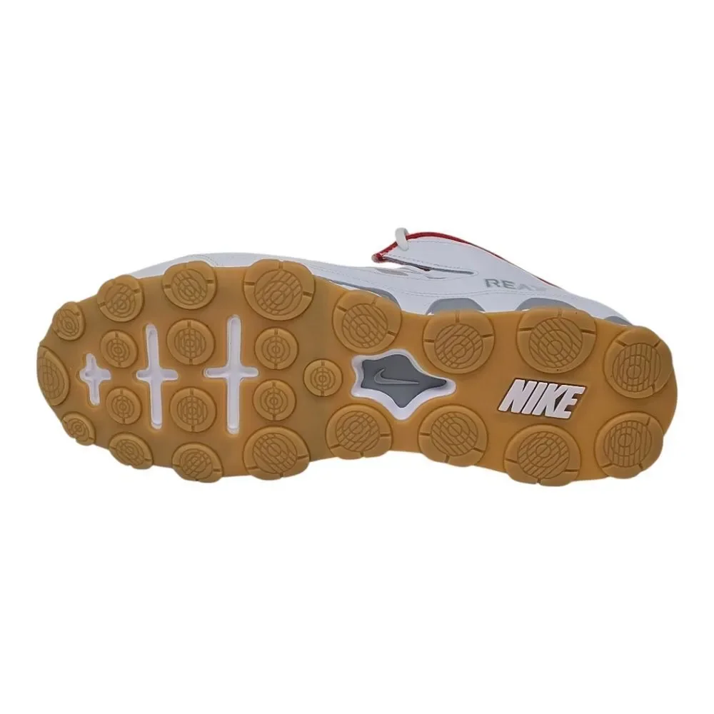 Brand New Nike Reax 8 TR Mesh White Wolf Grey Red 621716-103 Mens Size's
